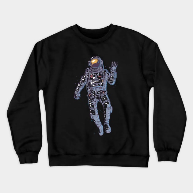 astronaut gift Crewneck Sweatshirt by Vine Time T shirts